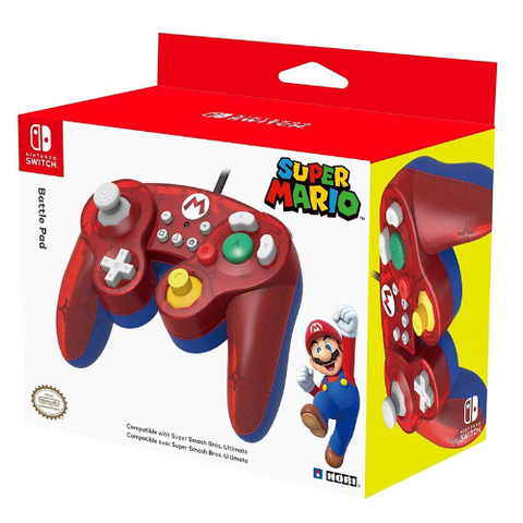 HORI Nintendo Switch Wired Battle Pad Super Mario Edition (NSW-107U)