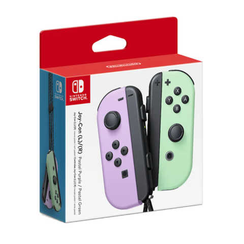 任天堂 Switch Joycon 淡紫色/淡绿色