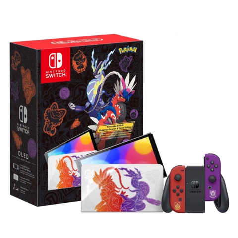 Nintendo Switch OLED Model Console Pokemon Scarlet & Violet Edition (1 Year Local Distributor Warranty)