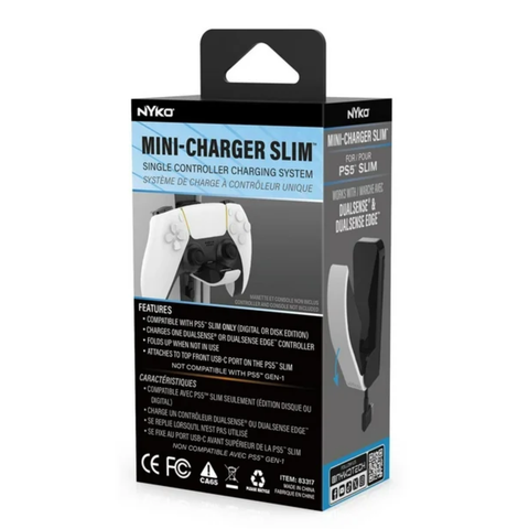 NYKO PS5 Dualsense / Edge Mini Charger for PS5 Slim (83317)