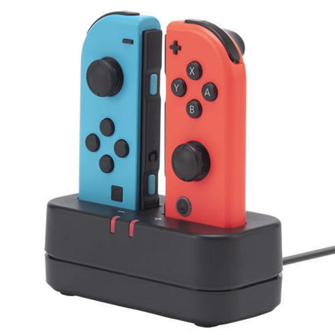 Cyber Gadget Joy Con Charging Stand 2 Slot (Imported From Japan) (BLACK)