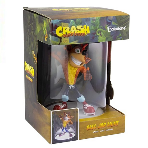 Crash Bandicoot Bell Jar Light Collectible Figure