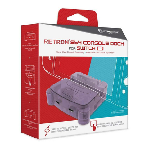 Hyperkin Retron S64 Nintendo Switch Console Dock (Purple)