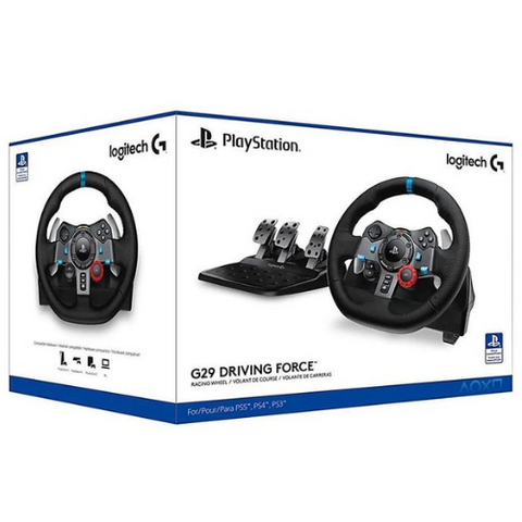 Logitech G29 Driving Force Racing Wheel – Gamebuster Logitech G29 Driving Force Racing Wheel – Gamebuster