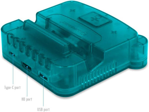 Hyperkin Retron S64 Nintendo Switch 主机底座（绿松石色）