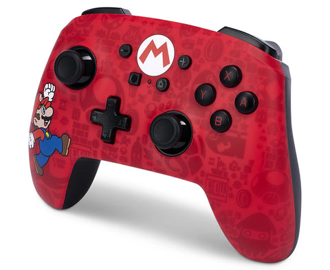 (Pre-order) PowerA Enhanced Wireless Controller for Nintendo Switch - Here We Go Mario