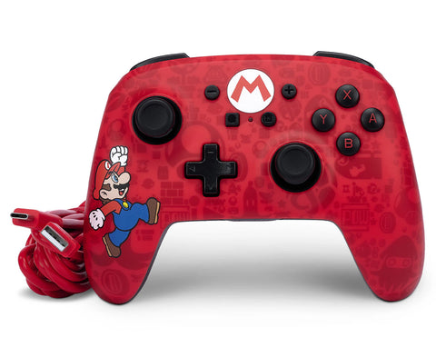 (Pre-order) PowerA Enhanced Wireless Controller for Nintendo Switch - Here We Go Mario