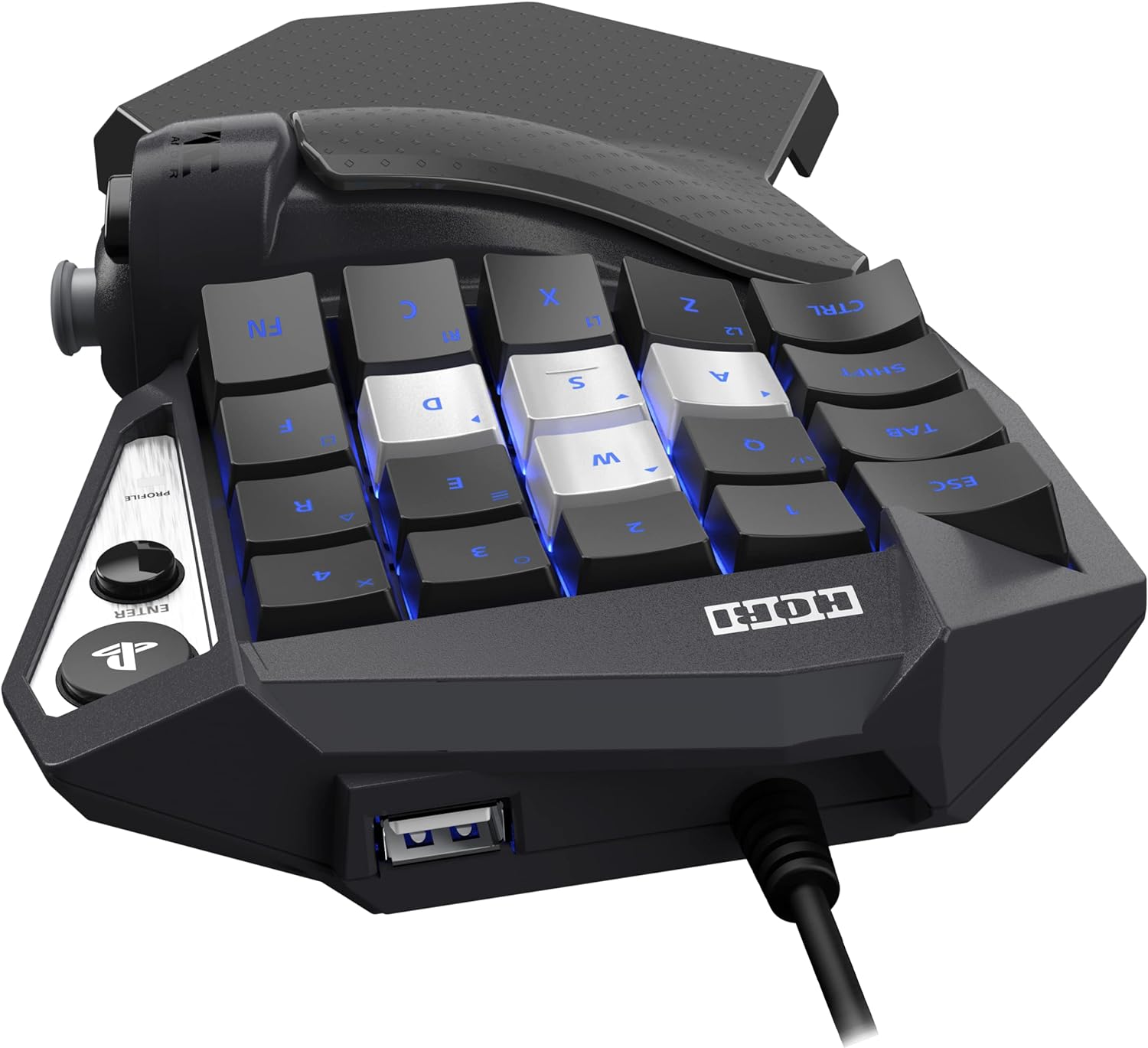 Hori PS5、PS4 和PC 战术突击指挥官(TAC) 机械键盘(SPF-030U) – Gamebuster