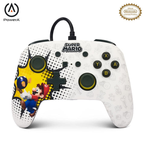 (Pre-order) PowerA Enhanced Wired Controller for Nintendo Switch - Bob-omb Blast