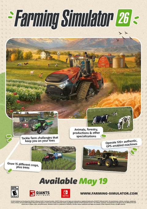 (Pre-order) Nintendo Switch Farming Simulator 26 - Release on 19 May 2026