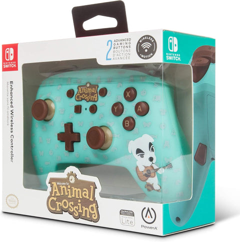 PowerA Enhanced Wireless Controller for Nintendo Switch - Animal Crossing