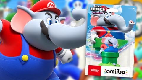 (Pre-order) Amiibo Elephant Mario (Super Mario Bros. Wonder Series) - Release on 26 March 2026