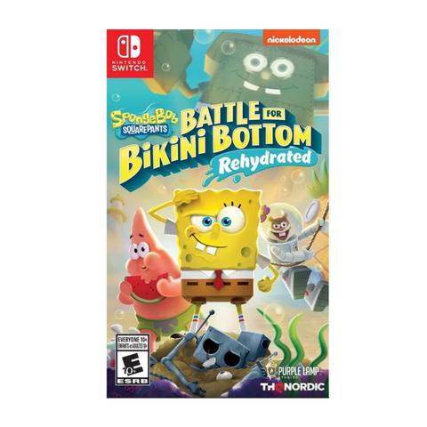 Nintendo Switch 海绵宝宝：争夺比基尼海滩 - 再水化 (欧/英/中)