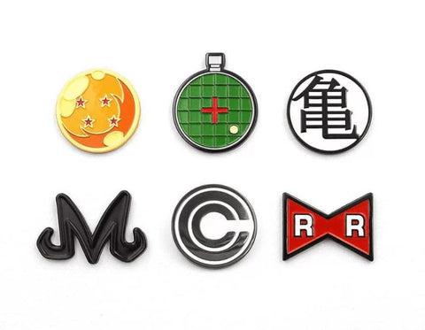 Dragon Ball Z Icons Pin Badge Collector's Set (X6)