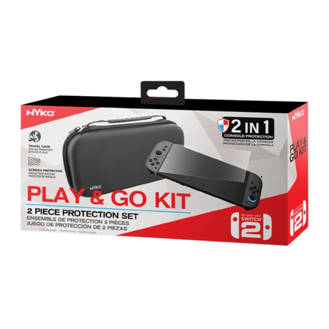 NYKO 2-in-1 Play & Go Kit for Nintendo Switch 2 (87406)