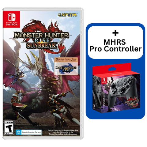 Nintendo Switch Monster Hunter Rise + Sunbreak DLC (欧/英)