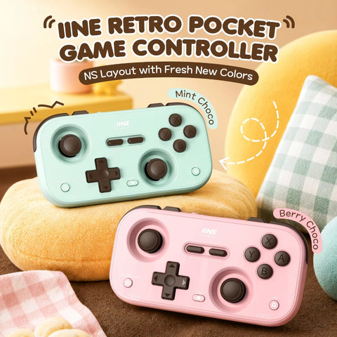 IINE Retro Pocket Controller for Nintendo Switch/PC/Phone/Tablet/Car Console/Steam Deck