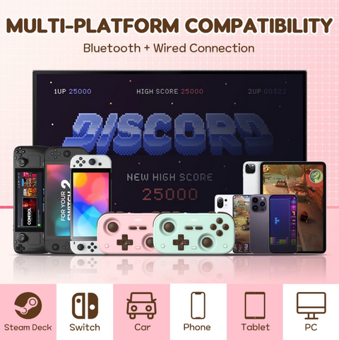 IINE Retro Pocket Controller for Nintendo Switch/PC/Phone/Tablet/Car Console/Steam Deck