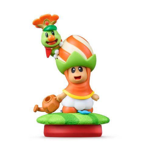 (Pre-order) Amiibo Poplin & Prince Florian (Super Mario Bros. Wonder Series) - Release on 26 March 2026