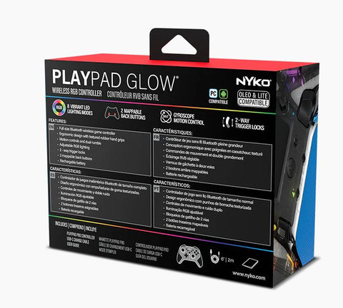 Nintendo Switch PlayPad Glow Wireless RGB Controller