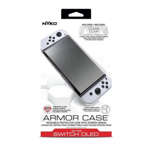 NYKO Nintendo Switch Oled ARMOR Case (Clear)