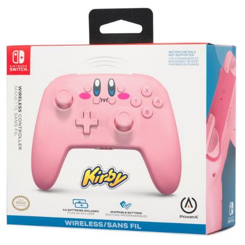 (Pre-order) PowerA Wireless Controller for Nintendo Switch - Kirby Mouthful