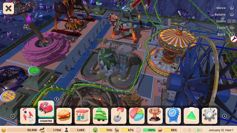 Nintendo Switch Roller Coaster Tycoon Adventures Deluxe Edition