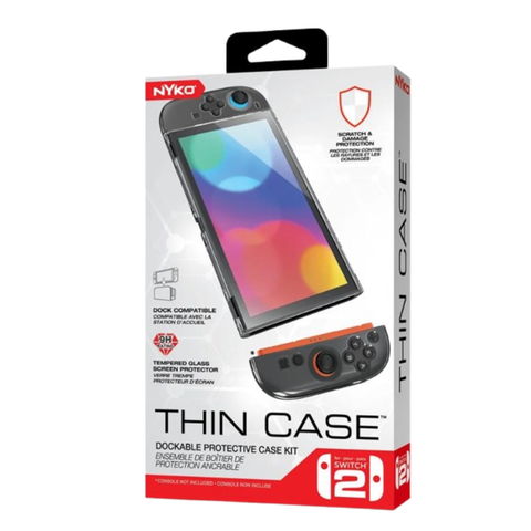 NYKO Nintendo Switch 2 Dockable Thin Case (Clear)