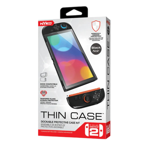 NYKO Nintendo Switch 2 Dockable Thin Case (Black)
