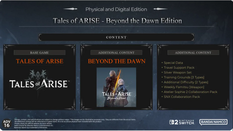 Nintendo Switch 2 Tales of Arise: Beyond the Dawn Edition
