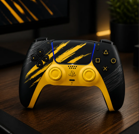 Sony Dualsense Wireless Controller Marvel’s Wolverine Battle Yellow Limited Edition (Jap Set)