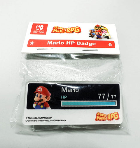 Nintendo Super Mario HP Badge Pin