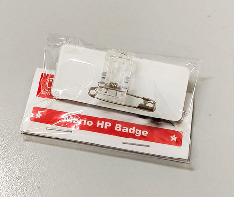 Nintendo Super Mario HP Badge Pin