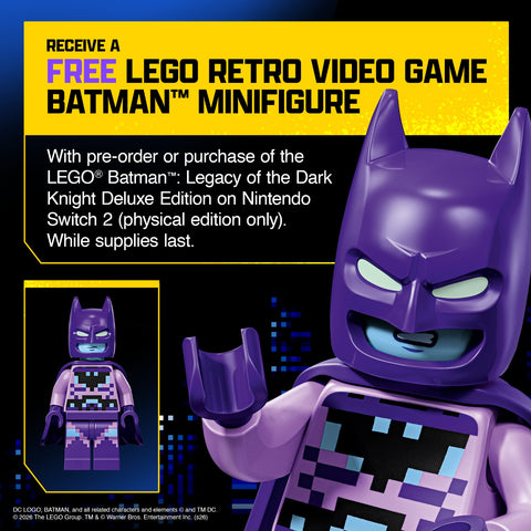 (Pre-Order) Nintendo Switch 2 LEGO Batman: Legacy of the Dark Knight Deluxe Edition - Release on 18 September 2026