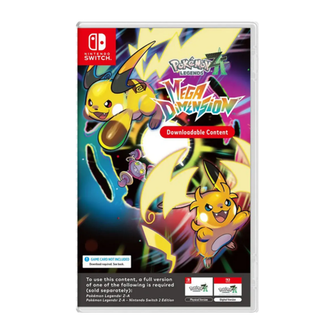 (Pre-order) Nintendo Switch Pokemon Legends: Z-A – Mega Dimension (Code in a box) - Release on 19 March 2026