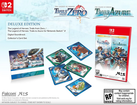 (Pre-Order) Nintendo Switch 2 The Legend of Heroes: Trails from Zero / The Legend of Heroes: Trails to Azure (Deluxe Edition)