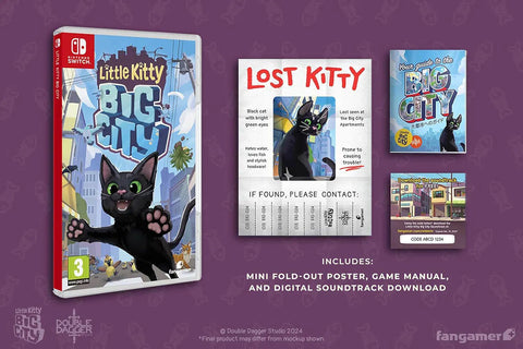 (Pre-order) Nintendo Switch Little Kitty, Big City - Release on 28th March 2025